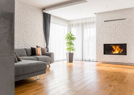 Hardwood Living Room Floor