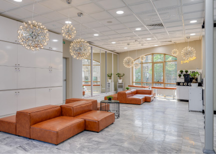 Stone Tiled Lounge Flooring